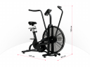 Велотренажер UNIX Fit Techno AirBike + Коврик 105 х 75 см в подарок!