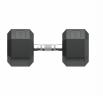 Гантель гексагональная UNIX Fit обрезиненная 30 кг / шт.