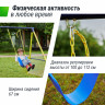 Комплекс уличный игровой с воротами UNIX FIT 4 в 1 Yellow